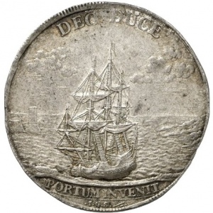 Аверс монеты Курфюршество Саксония, 1 талер, 1717, Смерть Анны Софии, матери Фридриха Августа