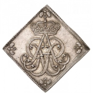 Аверс монеты Курфюршество Саксония, 1 талер, 1728, Визит Короля Пруссии Фридриха Вильгельма