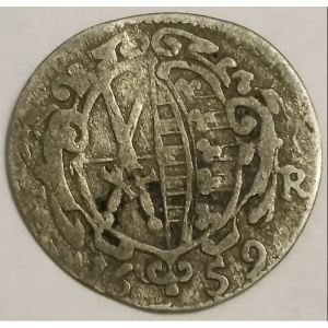 Аверс монеты Курфюршество Саксония, 3 пфеннига, 1656-1665