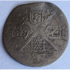 Аверс монеты Курфюршество Саксония, 1/48 талера, 1692