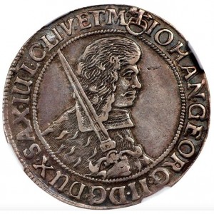 Аверс монеты Курфюршество Саксония, ¼ талера, 1656-1680