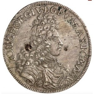 Аверс монеты Курфюршество Саксония, ⅔ талера, 1693-1694