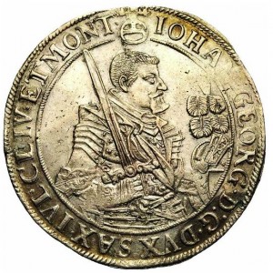 Аверс монеты Курфюршество Саксония, 1 талер, 1638-1656
