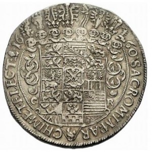 Реверс монеты Курфюршество Саксония, 1 талер, 1658-1680