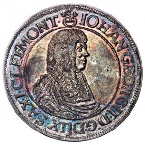 Аверс монеты Курфюршество Саксония, 1 талер, 1670-1671