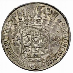 Реверс монеты Курфюршество Саксония, 1 талер, 1690-1691