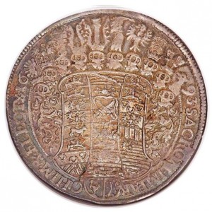 Реверс монеты Курфюршество Саксония, 1 талер, 1691-1694
