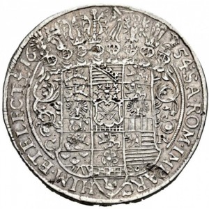 Реверс монеты Курфюршество Саксония, 2 талера, 1645-1655