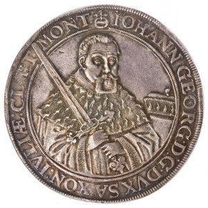 Аверс монеты Курфюршество Саксония, 2 талера, 1652-1653