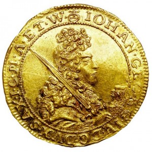 Аверс монеты Курфюршество Саксония, 1 дукат, 1691-1694