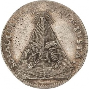 Аверс монеты Курфюршество Саксония, 1 грош, 1694, Смерть Иоганна Георга IV