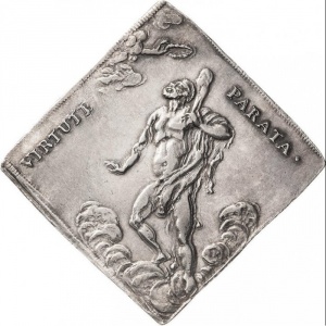 Реверс монеты Курфюршество Саксония, 1 талер, 1679, Неймегенский мир