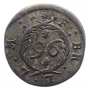 Реверс монеты Брауншвейг-Люнебург-Целле, 1/96 талера, 1693