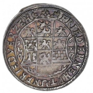 Реверс монеты Брауншвейг-Люнебург-Целле, ½ рейхсорта, 1645-1648