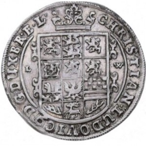 Реверс монеты Брауншвейг-Люнебург-Целле, ¼ талера, 1649-1665