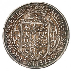 Аверс монеты Брауншвейг-Люнебург-Целле, ½ талера, 1636, Смерть Августа