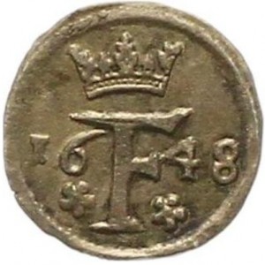 Аверс монеты Брауншвейг-Люнебург-Целле, 2 пфеннига, 1648