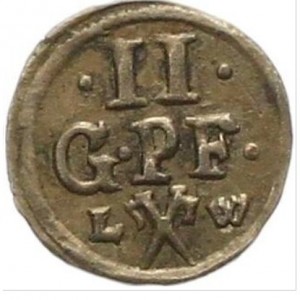 Реверс монеты Брауншвейг-Люнебург-Целле, 2 пфеннига, 1648