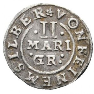Реверс монеты Брауншвейг-Люнебург-Целле, 2 мариенгроша, 1648-1659