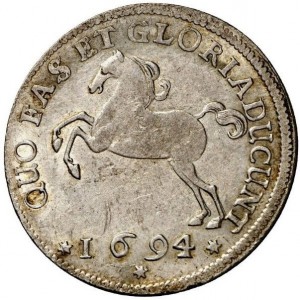 Реверс монеты Брауншвейг-Люнебург-Целле, 16 грошей, 1693-1698