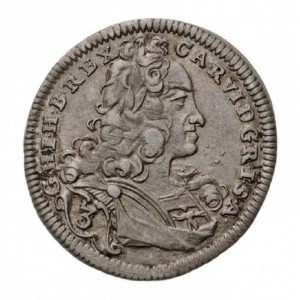 Аверс монеты Княжество Трансильвания, 3 крейцера, 1725