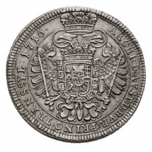 Реверс монеты Княжество Трансильвания, ½ талера, 1716-1720