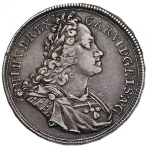 Аверс монеты Княжество Трансильвания, ½ талера, 1721