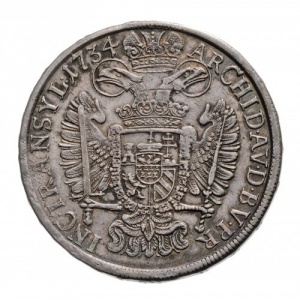 Реверс монеты Княжество Трансильвания, 1 талер, 1721-1734
