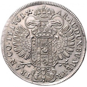 Реверс монеты Княжество Трансильвания, 1 талер, 1751-1765