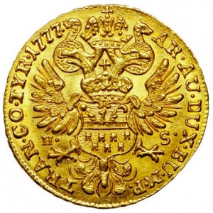 Реверс монеты Княжество Трансильвания, 1 дукат, 1765-1780