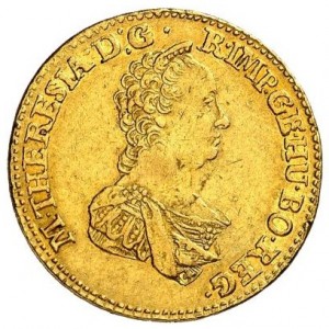 Аверс монеты Княжество Трансильвания, 2 дуката, 1754-1765