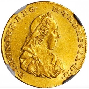 Аверс монеты Княжество Трансильвания, 2 дуката, 1768-1780