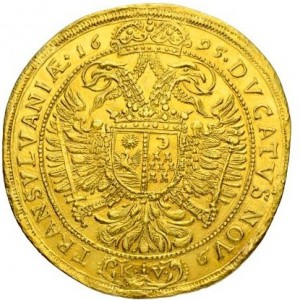 Реверс монеты Княжество Трансильвания, 10 дукатов, 1695-1696