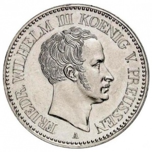Аверс монеты Пруссия, 1 талер, 1823-1826