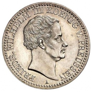 Аверс монеты Пруссия, 1 талер, 1829-1840, Надпись на реверсе