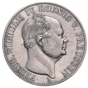 Аверс монеты Пруссия, 1 талер, 1853-1856, Надпись на реверсе