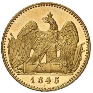 Реверс монеты Пруссия, 1 дьёр, 1841-1852