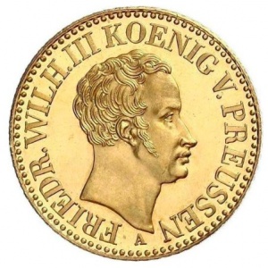 Аверс монеты Пруссия, 2 дьёра, 1825-1840