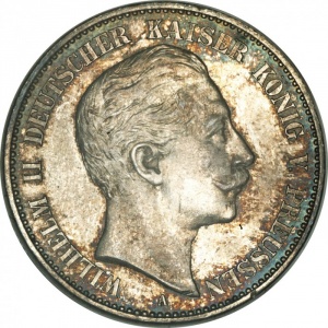 Аверс монеты Пруссия, 2 марки, 1888