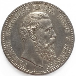 Аверс монеты Пруссия, 5 марок, 1888