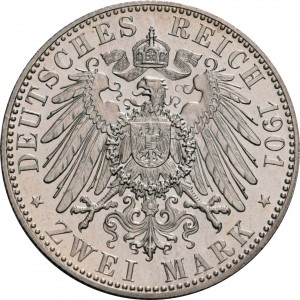 Реверс монеты Пруссия, 2 марки, 1901, 200 лет Пруссии