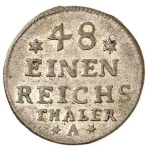Реверс монеты Пруссия, 1/48 талера, 1750-1753