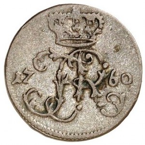 Аверс монеты Пруссия, 1/48 талера, 1753-1763