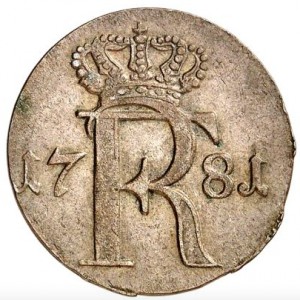 Аверс монеты Пруссия, 1/24 талера, 1764-1786