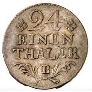 Реверс монеты Пруссия, 1/24 талера, 1764-1786