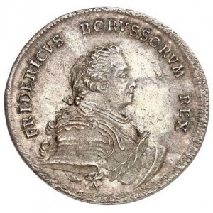 Аверс монеты Пруссия, ⅙ рейхсталера, 1750-1755
