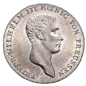 Аверс монеты Пруссия, ⅓ рейхсталера, 1809