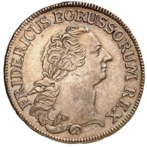 Аверс монеты Пруссия, ½ талера, 1764-1767
