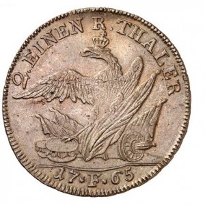 Реверс монеты Пруссия, ½ талера, 1764-1767