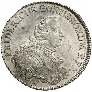 Аверс монеты Пруссия, 1 рейхсталер, 1751-1753